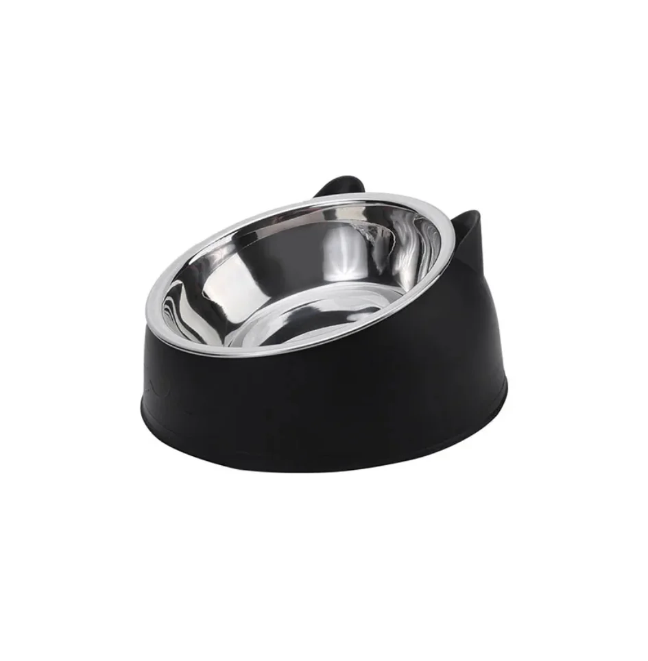 100ml cat dog bowl 15 degrees raised non slip puppy base cat food drinking water feeder tilt safeguard neck pet bowl accessories 100ml cat dog bowl 15 degrees raised non slip puppy base cat food drinking water feeder tilt safeguard neck pet bowl accessories
