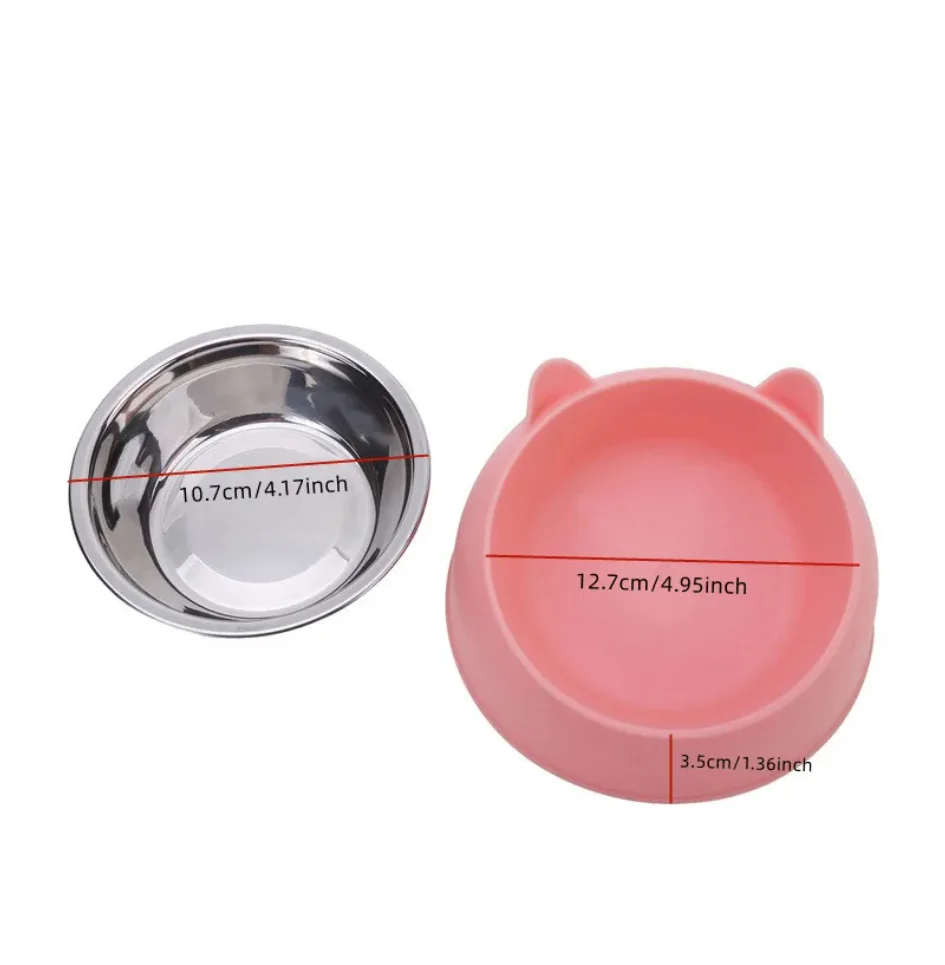 100ml cat dog bowl 15 degrees raised non slip puppy base cat food drinking water feeder tilt safeguard neck pet bowl accessories 100ml cat dog bowl 15 degrees raised non slip puppy base cat food drinking water feeder tilt safeguard neck pet bowl accessories